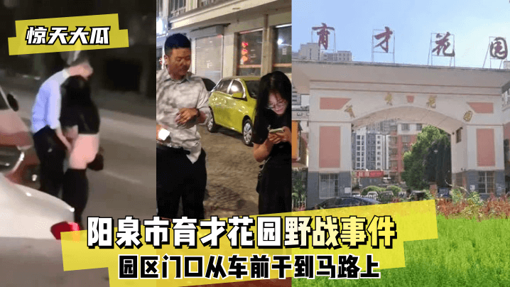 【惊天大瓜】阳泉市育才花园野战事件~园区门口从车前干到马路上